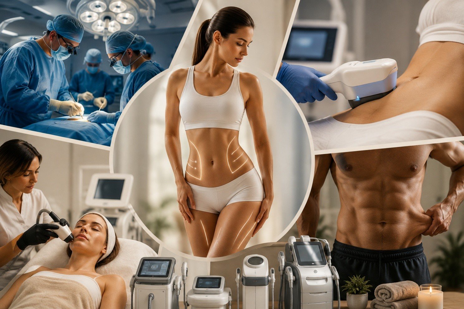 Women with body contouring procedure options