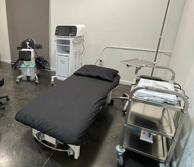 Treatment room at Lux Lipo in Jonesboro